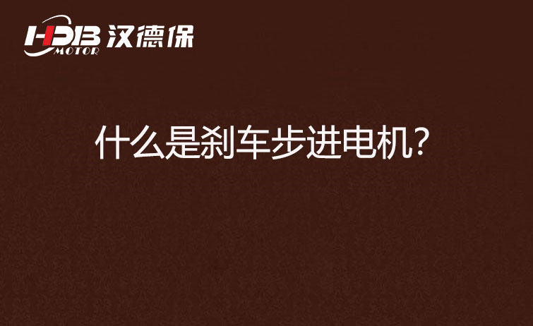 什么是剎車步進(jìn)電機(jī)？